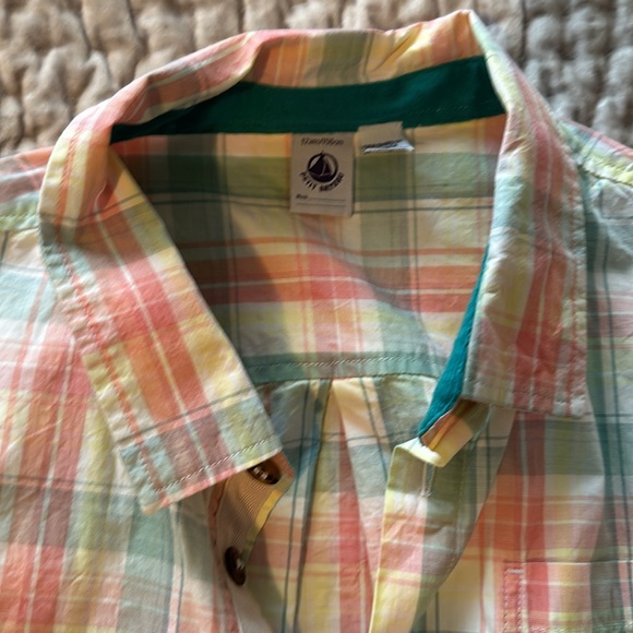 COPY - Petit Bateau boys cotton shirt s12 like new - Picture 2 of 9
